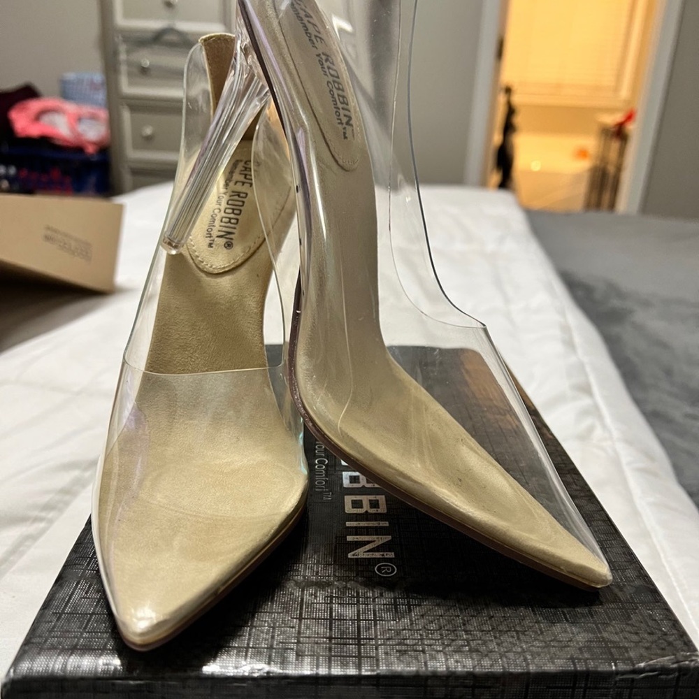 Clear High heels
